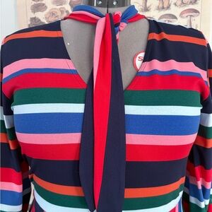 Fall A-line Dress with Puff Sleeves from Eloquii